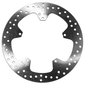 Yamaha YZF R Brake Rotor (1) - Front - Brembo OE Powersports - Slotted - `08-`13